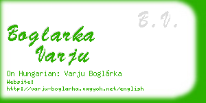 boglarka varju business card