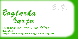 boglarka varju business card